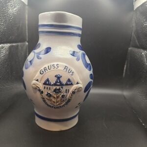 Vintage German salt-glazed stoneware pitcher